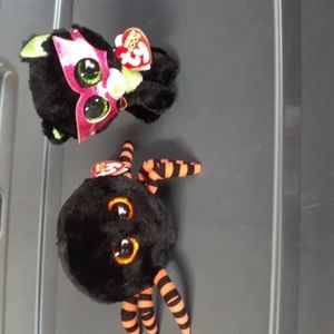 2 Times the Frightening Adorableness! TY for Halloween!